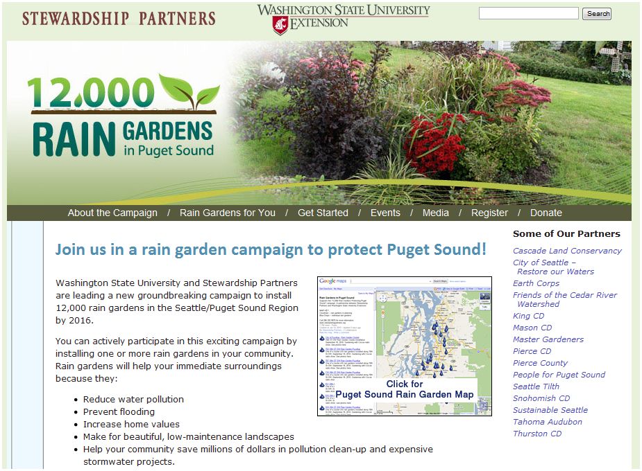 12000 12000 Rain Gardens in Puget Sound